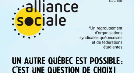 Bulletin de l'alliance sociale, février 2012